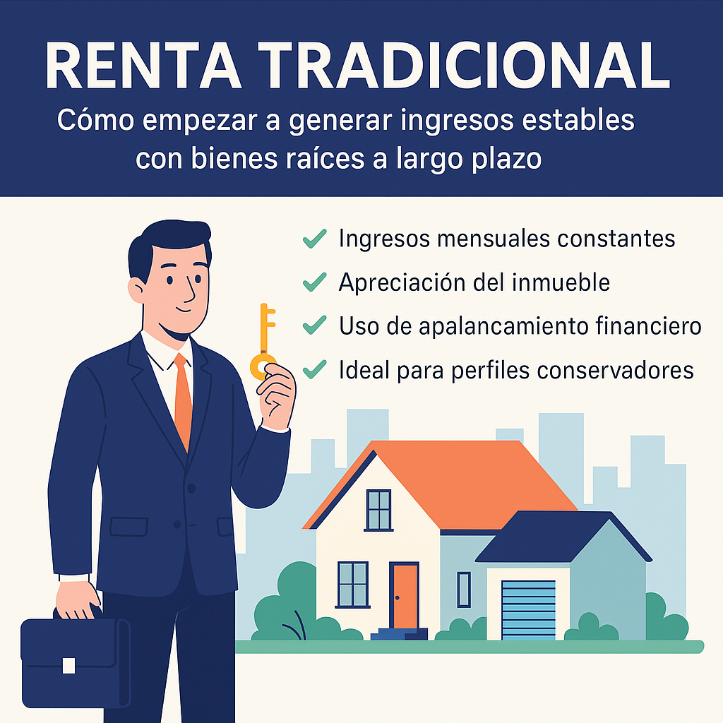 Renta Tradicional: Cómo Empezar a Generar Ingresos Estables con Bienes Raíces
